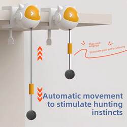 Interactive Cat Toys for Self-Entertainment, Smart Cat Balls, Electric Cat Toys, Motion-Activated Cat Toys, Cat Supplies