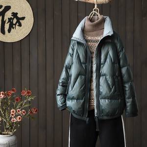 
2025 New Fashion Versatile Trend 90 White Duck Down Jacket Women's Jacket Casual Off-Season Boutique