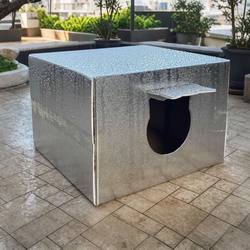 Foam Box Cat House, Winter Waterproof Foam Box, Stray Cat House, Outdoor Warmth, Suitable for All Seasons, Rainproof, Snowproof