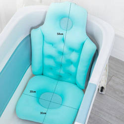 German Quality Adult Bath Mat, Foldable Bath Tub, Household Bath Tub with Backrest Cushion, Can Be Used as a Sitting Stool in the Bathtub