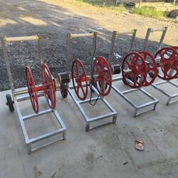 12V48V60V Electric Hose Reel Agricultural Water Pipe White Dragon with Rope Wire Spool Storage Tool Hand Winch