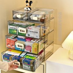 Medicine Box, Multi-Layered Medical Box for Home Use, High-Looking First Aid Medicine Box for Home Use, Storage Medicine Box, Dormitory Medical Use