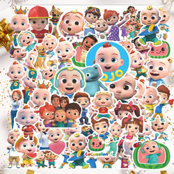 50 Cute Enlightenment Cartoon Animation Jojo Baby Children's Reward Stickers DIY Storage Box Storage Cabinet Desktop Wall Door Window Bookshelf Small Ornaments iPad Thermos Cup Adhesive Stickers