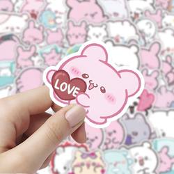 【Large Image Illustrations Officially Authorized】120 Loveez Cute ins Cartoon Healing Self-Adhesive DIY Journal Decoration Creative Stickers Phone Case Water Bottle Book Card Back Adhesive Label Waterproof Stickers