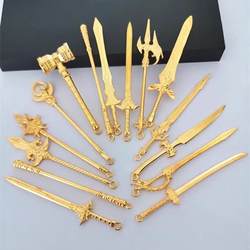 Anime Douluo Continent Weapon Alloy Model Free Shipping Children's Toy Weapon Tang San's Good Sky Hammer Seven Kill Small Sword