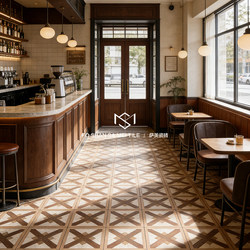 Sami Old Money Style Cafe and Restaurant Retro Small Floral Tiles Vintage Bathroom Balcony Kitchen Floor Tiles