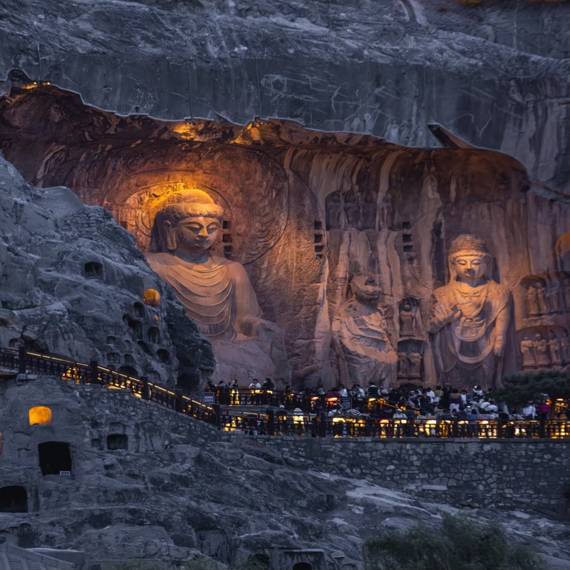 汀兰集 洛阳龙门石窟 资深讲师2小时深度讲解含耳机 精品小团