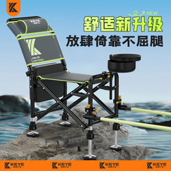 Koye's New Fishing Chair, All-Terrain, Infinitely Adjustable, Foldable, Portable, Multifunctional Fishing Chair