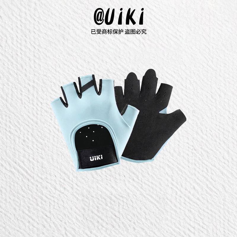 UIKI, Перчатки для фитнеса — новые мужские и женские спортивные перчатки на открытом воздухе, нескользящие подушечки для ладоней