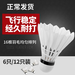 Student-Specific High-Value-For-Money Badminton Balls, Pack of 12, Durable and Not Easily Damaged, Suitable for Training and Entertainment