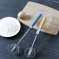Semi-automatic egg beater, stainless steel whipping cream, manual beater, egg baking tool, stirrer, egg beater