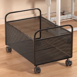 Book Storage Box for High School Students' Classrooms, Wheeled Book Cart for Students, Movable Book Bag Storage Rack