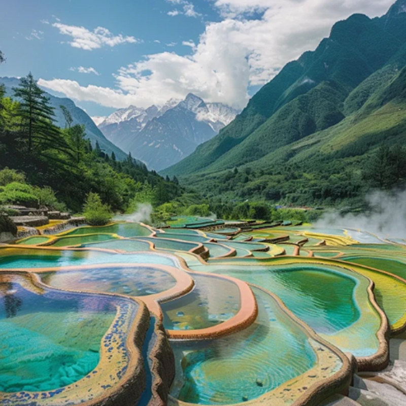 1人可订-四川旅游5天4晚纯玩0购物九寨沟黄龙都江堰升级2+1保姆车