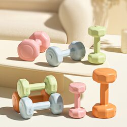 Dumbbell Women's Fitness Home Equipment Kettlebell Children's Elementary School Men's Arm Muscle Training Yoga Small Dumbbell Set Combination