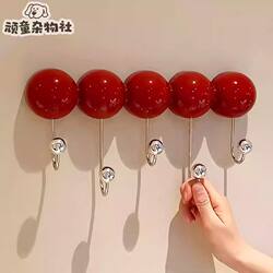 Dopamine Suction Cup Hook for Home Use, Door-Mounted, No-Drill, Strong Load-Bearing, Suitable for Entryway, Bedroom, Bathroom Adhesive Hook