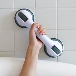 Household Suction Cup Bathroom Grab Bar, No-Drill Bathroom Glass Door Handle, Safety Handle for the Elderly