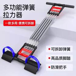 Chest Expander for Men, Spring Chest Muscle Training, Sit-Ups, Arm Strength, Shoulder and Back Stretching Exercise, Home Fitness Equipment