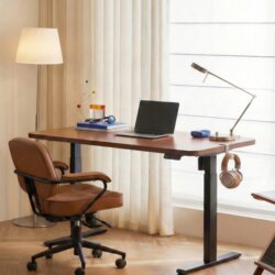 Gujiajia Home Electric Height Adjustable Desk Home Study Desk Work Desk Smart Office Desk Study Room Desk Computer Desk