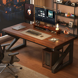 Gujia Home Furniture Computer Desk Desktop Home Use Can Accommodate Main Unit Gaming Desk Study Desk Office Dedicated Table Workbench