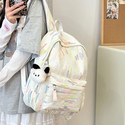 School Bag for Junior High School Girls ins Versatile and Stylish Design High School Student Backpack Female College Student Backpack