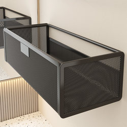 Bathroom Storage Rack, No-Drill Wall-Mounted Basket for Bathroom Sink, Toilet, and Washroom
