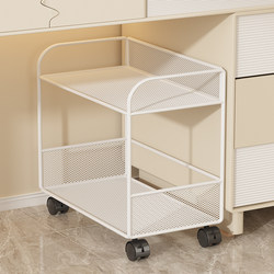 Multi-Layer Storage Rack for Small Carts, Toy Bookshelf, Floor-Standing Under-Desk Organizer, Living Room Snack Rack, High Aesthetic Value