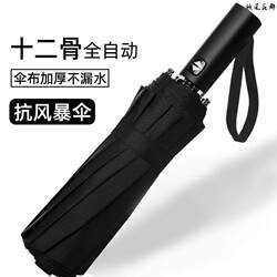 Automatic Folding Umbrella for Men and Women, Large and Reinforced, Dual-Use for Sun and Rain, Sun Protection, Thickened Sunshade Umbrella