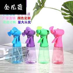 Manufacturer's Colorful Bottle Spray Fan, Spray Mist Fan, Gift Mini Handheld Fan with Advertising Printing