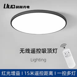 Full-Spectrum Led Smart Wireless Remote Control Eye-Protection Ceiling Light, Variable Light Ceiling Light for Master Bedroom, Balcony Light