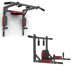 Wall-Mounted Pull-Up Bar Home Indoor Fitness Equipment Wall-Mounted Barbell Sandbag Rack Double Bar Rack