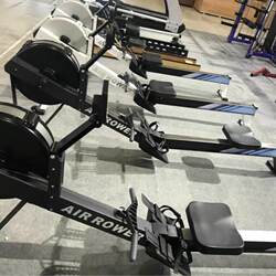 [Hong Kong ] C2 Wind Resistance Rowing Machine Foldableing Fitness Home Commercial Fitness Equipment Intelligent Resistance Adjustment