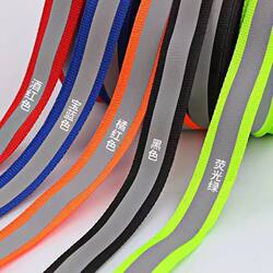 High-Gloss Reflective Tape, Fluorescent Reflective Fabric Webbing on Student Schoolbags and Clothes, Night Traffic Warning Tape