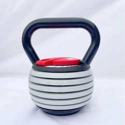 Male and female household commercial cast iron paddle kettlebell swing hip lifting kettle quick adjustment intelligent rotating kettlebell