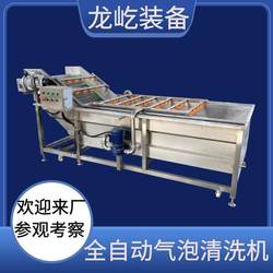 Potato cleaning machine bubble spray cleaning machine fruit and vegetable cleaning equipment