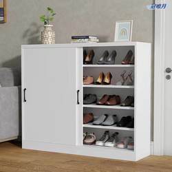 Sliding Door Shoe Cabinet for Home Entrance, Integrated Against the Wall, Indoor 2025 New Model, Entryway Storage Cabinet, Customizable