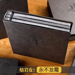 German Photo Album for Families and Couples, Adhesive-Type Commemorative Album, Handmade Photo Storage, Self-Adhesive Lamination, Large-Capacity Photos