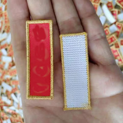 Financial Accounting Sw Cloth Name Tags Metal Name Tags in Stock with Velcro Fasteners