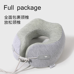 Grizzly Bear Travel Memory Foam U-Shaped Pillow Portable Neck Pillow for Airplane Student Nap Pillow Car Neck Pillow