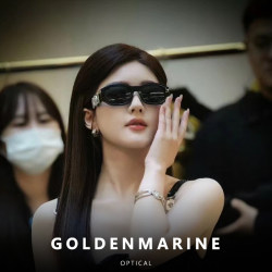 Ve4361 High-Quality Square Frame Cat-Eye Sunglasses, Retro Sunglasses, Sun Protection, Can Be Fitted with Prescription Lenses, Zhao Lusi Style, Slimming Effect