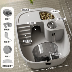 Hamster Double-Layer Cage, Luxury Villa Cage Specifically for Golden Hamsters, Hamster Cage with Large Space, Pet Cage