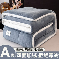 Cashmere Lamb Quilt 5kg Thickened Warm Winter Quilt Core Single-Sided Double-Sided Fleece Winter Quilt Milk Velvet Cotton Quilt Winter