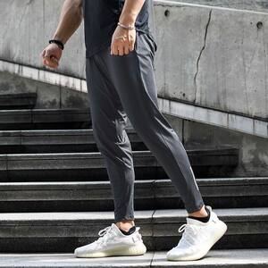 
Sports pants men's leg-binding running fitness pants summer ice silk thin foot trousers training slim leg-gaining leg-binding pants