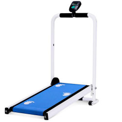 Treadmill for Home Use, Small Indoor Foldable Household Mechanical Walking Machine, Mini Silent Fitness Equipment