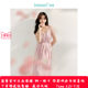 Inman French holiday style suspender skirt for women 2024 summer new lazy dress W18425095