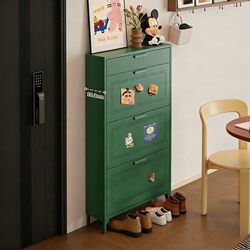 Ultra-Thin and Extremely Narrow Shoe Cabinet for Home Entrance, 2025 New Model, High-End, Large Capacity, Multi-Layer, Extra-Large, Integrated, Wall-Mounted