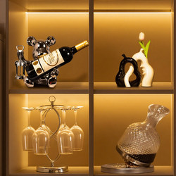 Wine Cabinet Decorations, Light Luxury, High-End, Violent Bear Wine Rack, Entrance Hall Tv Cabinet Decorations, Sideboard, Home with a Sense of Sophistication