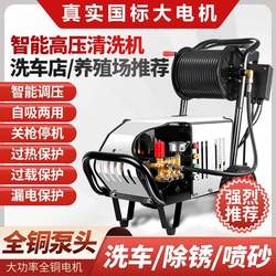 National Standard High-Power High-Pressure Cleaning Machine, Commercial Car Washing Machine, Zhejiang Black Cat Water Gun, Industrial and Household Car Wash Shop Water Pump