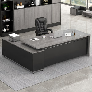 
Boss desk office desk modern simple table and chair office furniture combination set executive desk supervisor manager president desk