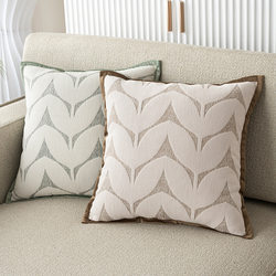 Nordic Modern Chenille Throw Pillow Cushion Light Luxury Pillowcase Living Room Sofa Pillow Without Insert Coffee Bedside
