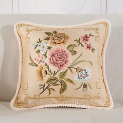 Office Nap Pillow, European-Style Luxury Throw Pillow, Sofa Headboard Cushion, Office Nap Pillow, Car Lumbar Pillow